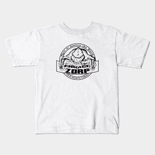 Engage With Zorp (Black) Kids T-Shirt